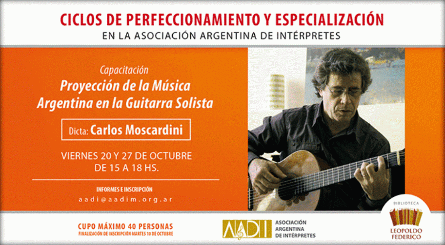 Seminario “Proyección de la Música Argentina en la Guitarra Solista”