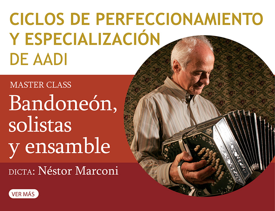Master Class Bandoneón, Solistas y Ensamble