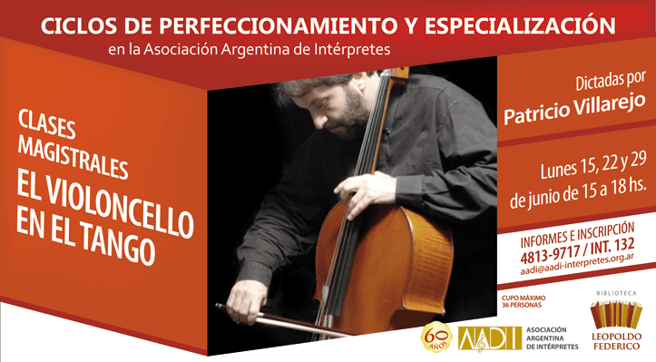 Clases Magistrales “El violoncello en el tango” 
