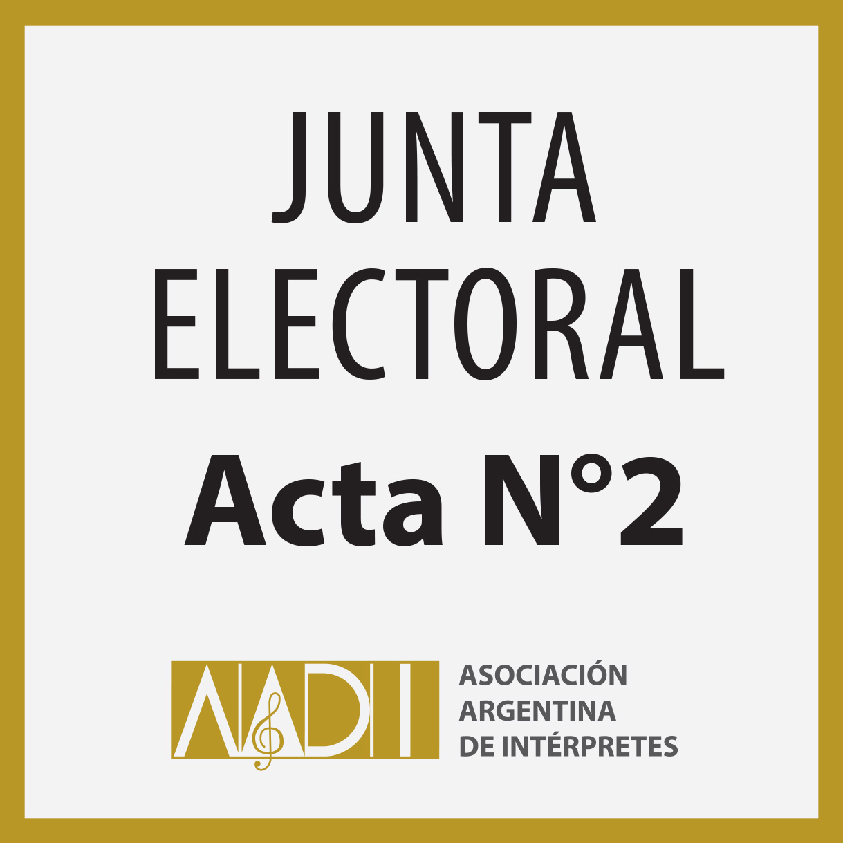 JUNTA ELECTORAL   ACTA NRO. 2