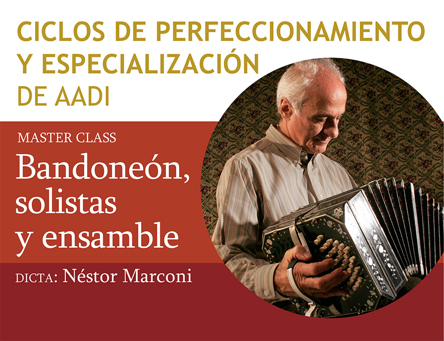 Master Class Bandoneón, solistas y ensamble
