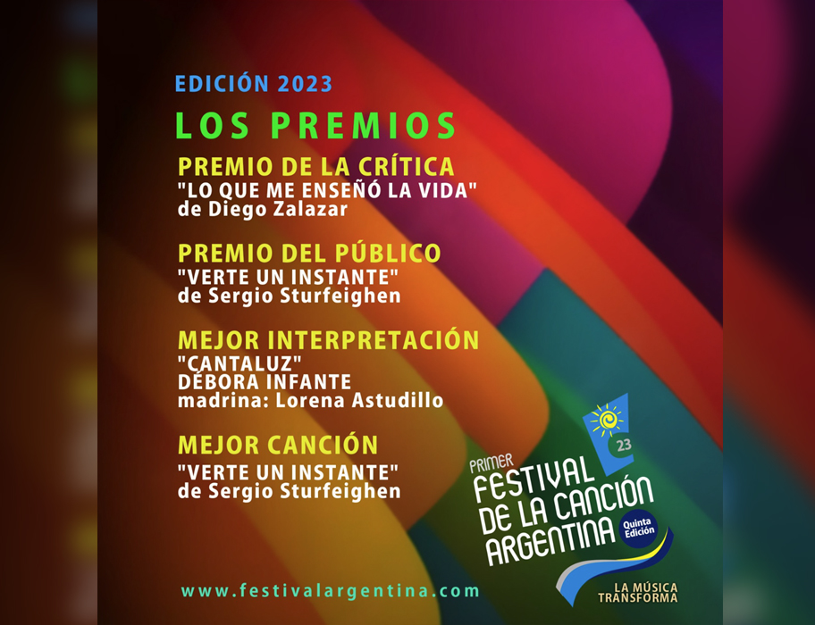 Ganadores del Primer Festival de la Canción Argentina - Quinta Edición