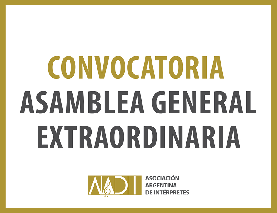 CONVOCATORIA ASAMBLEA GENERAL EXTRAORDINARIA